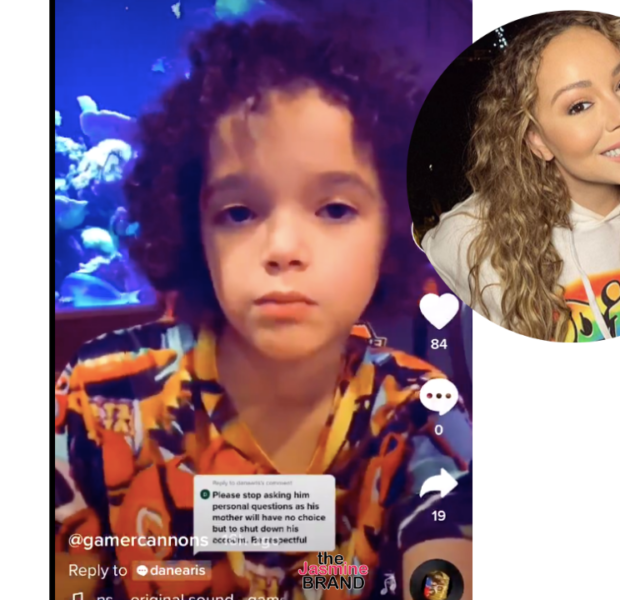 Mariah Carey’s 9-Year-Old Son Moroccan Cannon Tells Social Media User “My Mom Wouldn’t Do That, My Life Is None Of Your Business”
