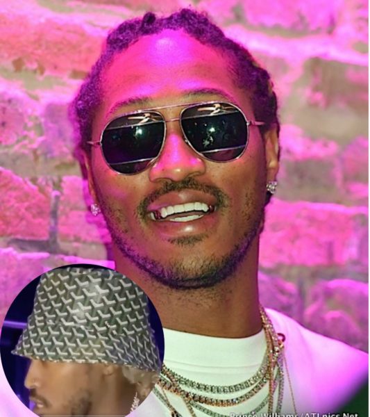 Future Teases New Track 'Gucci Bucket Hat' Wearing A Goyard Hat