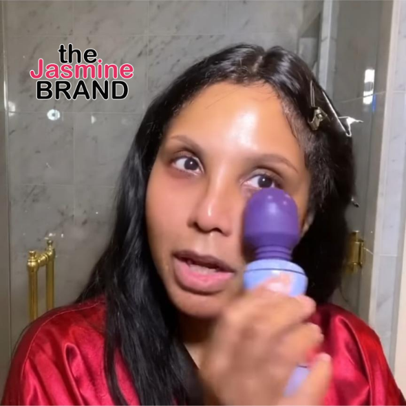 Watch Toni Braxton Use A Vibrator For Her Skincare Routine: I Only Use It On My Face, Honest!