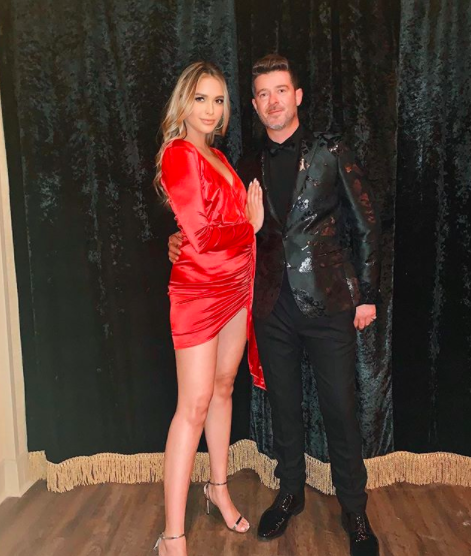 Robin Thicke & Girlfriend April Love Geary Expecting 3rd Child Together, His 4th
