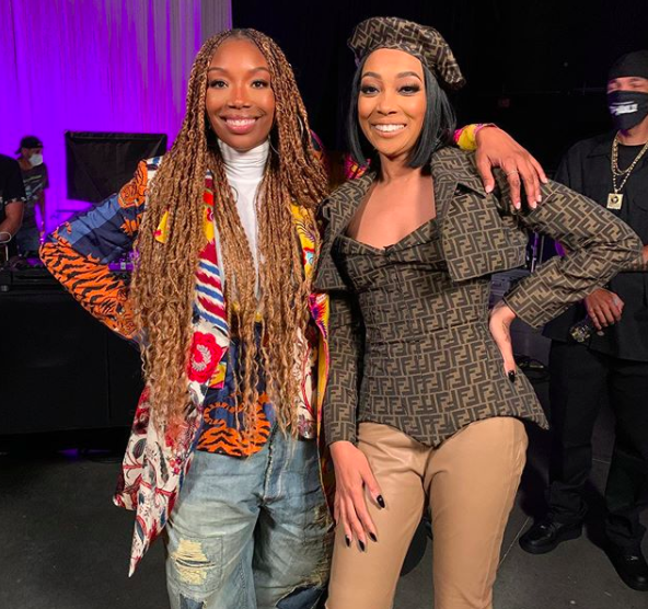 Monica Salutes Brandy: Your Legacy Is Undeniable! + Brandy Jokes About Doing #SoGoneChallenge