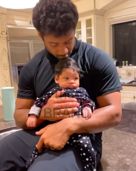 Russell Wilson Admits He Wants More Kids While Showing Off Baby Win 