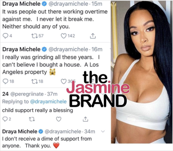 Draya Michele Says She Doesn t Get Child Support As She Reveals