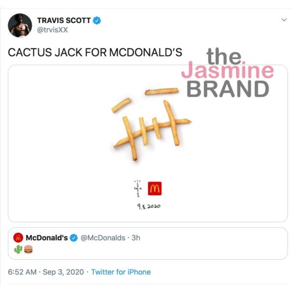 Travis Scott Announces New Partnership W/ McDonald's ...