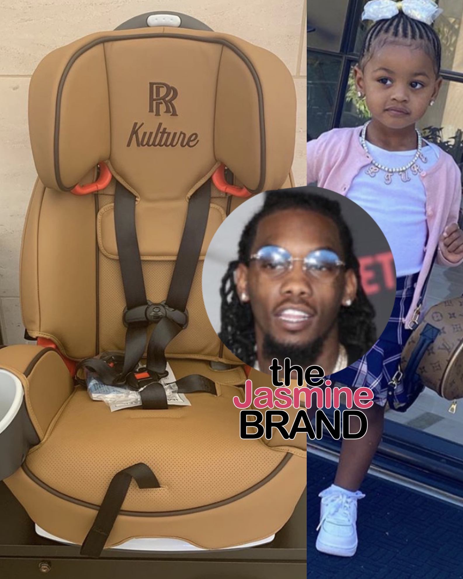 Offset Paid 8000 For The Car Seat He Bought For Cardi Bs Rolls Royce  Truck Photo  theJasmineBRAND