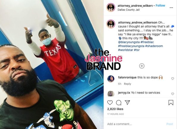 Blac Youngsta Says Man Who Posted Photo Of Him While In Jail Is NOT His ...