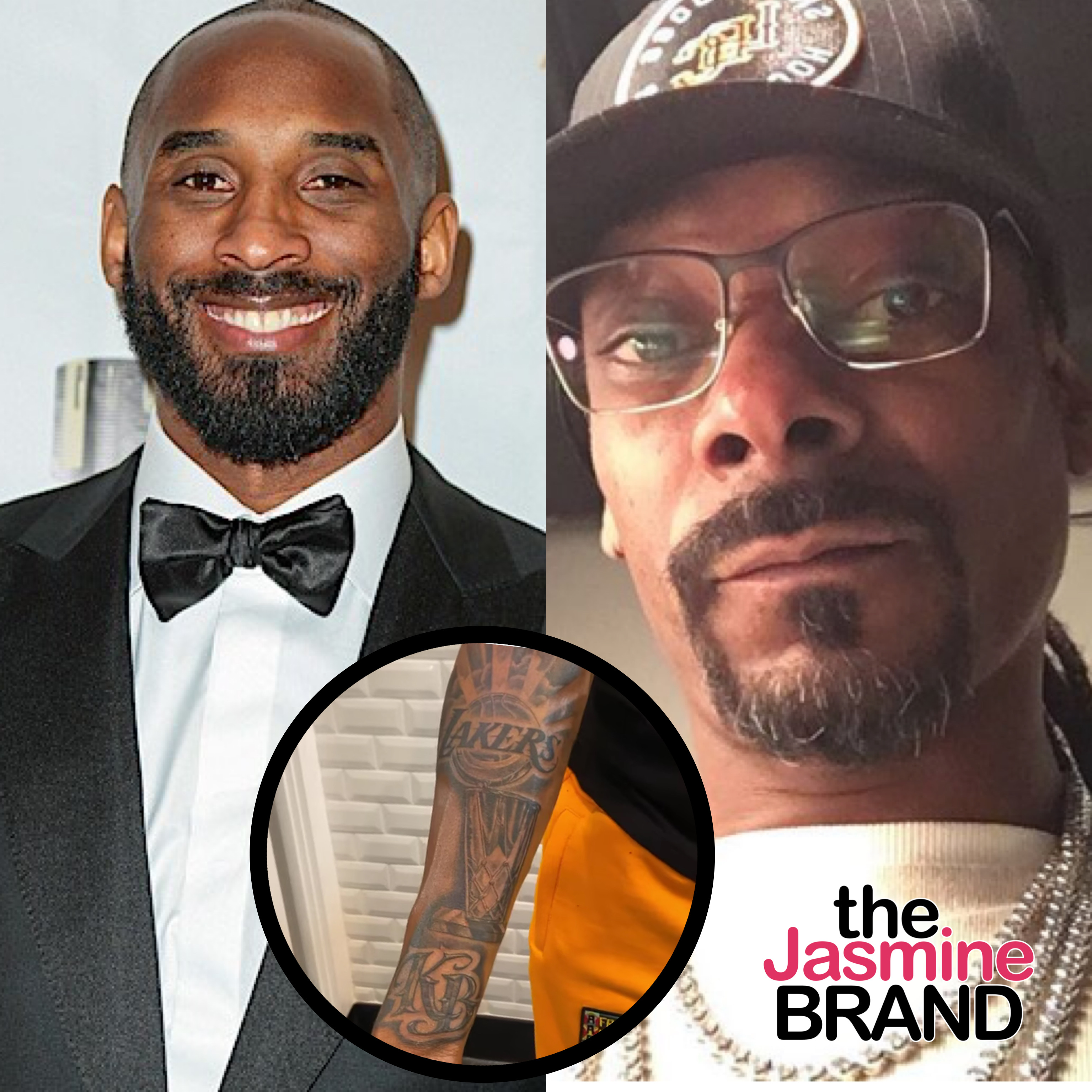 Snoop Dogg Shows Off New Lakers Tattoo With Kobe Bryants Initials   theJasmineBRAND