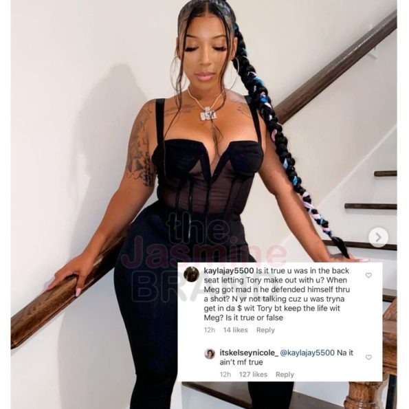 Megan Nicole Porn Captions - Megan Thee Stallion's Ex BFF Kelsey Nicole Denies Making Out W/ Tory Lanez  Ahead Of Shooting: It Ain't True - theJasmineBRAND