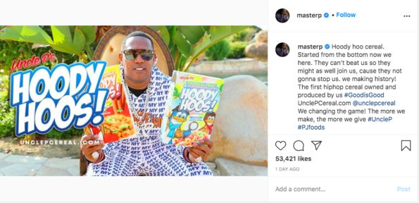 Master P Adds A New Cereal Called Hoody Hoos To His Food Product