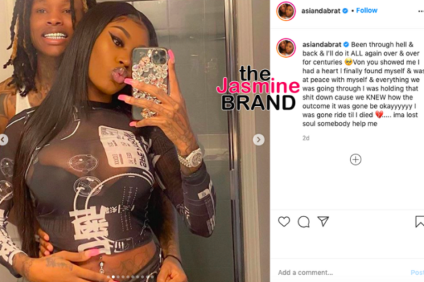 Asian Doll Shows Off Chain Honoring King Von