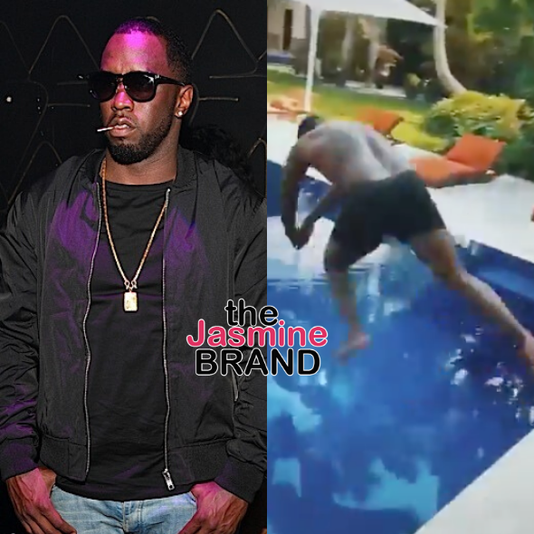 Diddy’s Hilarious Dive Goes Viral [WATCH]