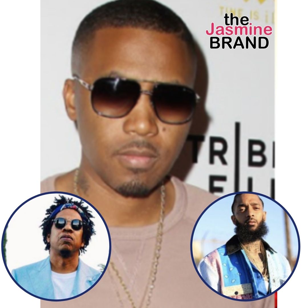Nas Says He's Open To Collaborating W/ Jay-Z On Track, Adds Nipsey Hussle  Was Working On A Nas Docu Before He Died - theJasmineBRAND