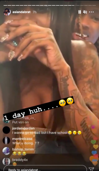 Asian Doll Gets King Von Tattooed On Her Hand VIDEO