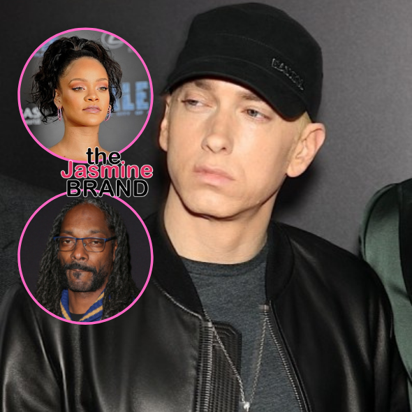 Eminem Admits He Doesn’t Remember Rapping Controversial Lyric About Rihanna, Explains Why He Slammed Snoop Dogg On New Surprise Album