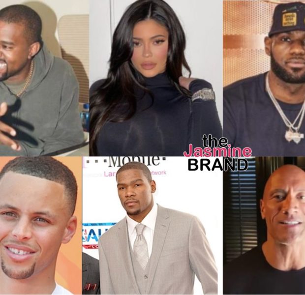 Kylie Jenner & Kanye West Are The Highest Paid Celebs Of 2020 – LeBron James, Steph Curry, Kevin Durant & The Rock Also Make List
