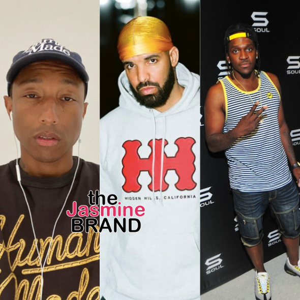 Pharrell Says Drake & Pusha T’s Feud ‘Still Breaks My Heart’