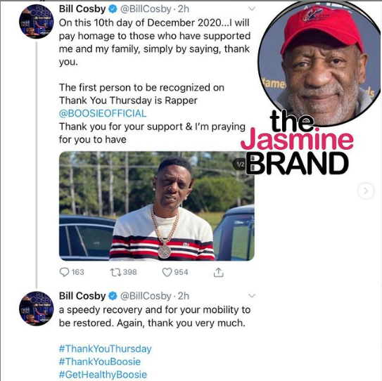 Bill Cosby Urges His Followers To Support Boosies Biopic - Thejasminebrand