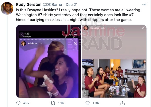 Washington quarterback Dwayne Haskins apologizes for maskless strip club  visit