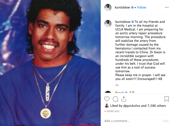 Kurtis Blow Recovering After A Successful Heart Transplant