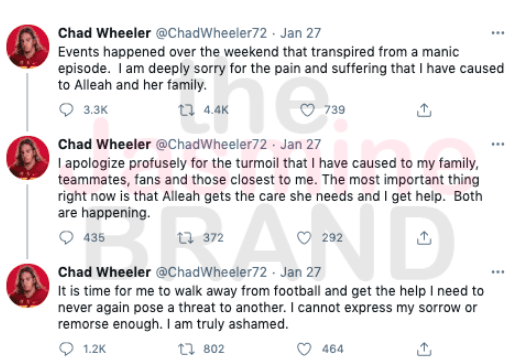 Chad Wheeler's Ex-GF Alleah Taylor Speaks Out After Attack