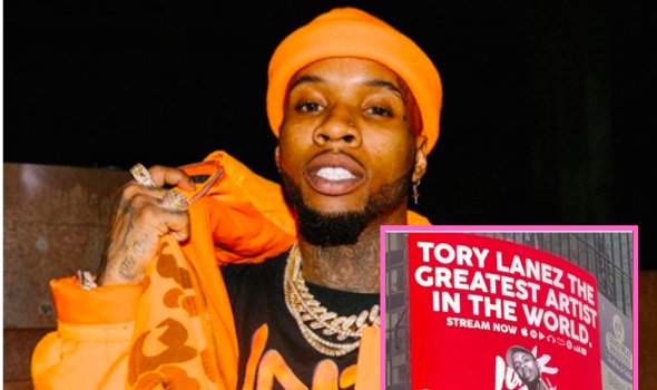 Tory Lanez Takes Out Billboard In Times Square, Calling Himself ‘The Greatest Artist In The World’ + Says He Wants To Be A Mogul & Role Model