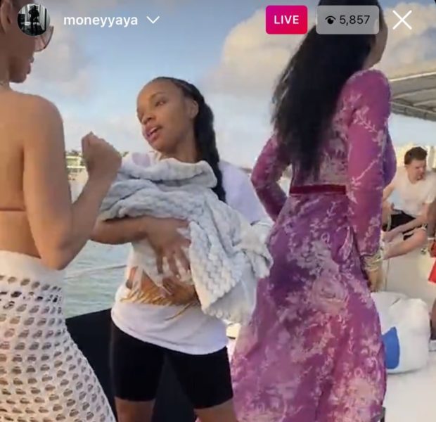 Video Of Yaya Mayweather & Her Newborn On A Yacht Garners Mixed Reactions