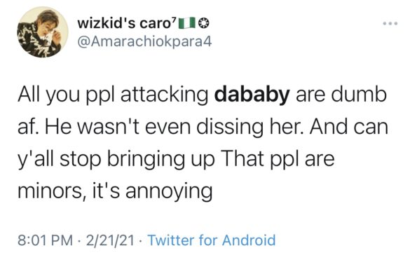 DaBaby Speaks Out, Denies Calling JoJo Siwa A B*tch: My Word Play Went Over  Their Heads - theJasmineBRAND