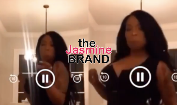 K. Michelle Reacts To Criticism After Her Butt Falls Out Of Place On IG Live