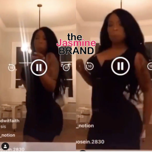 K. Michelle Reacts To Criticism After Her Butt Falls Out Of Place On IG Live
