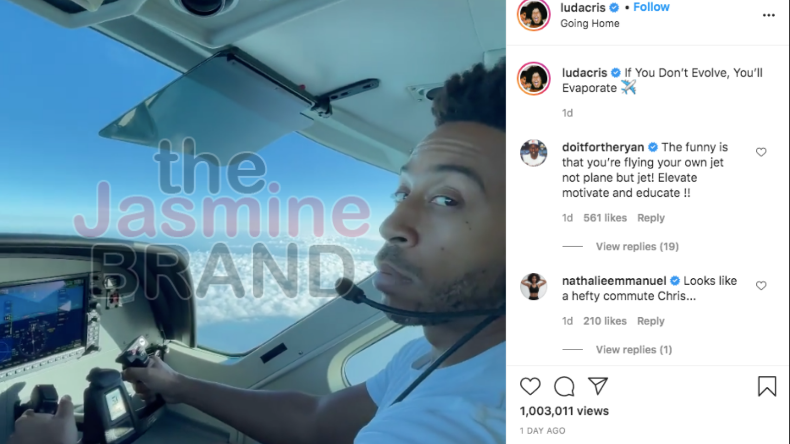 Ludacris Appears To Have Gotten His Pilot's License, Shows Off His