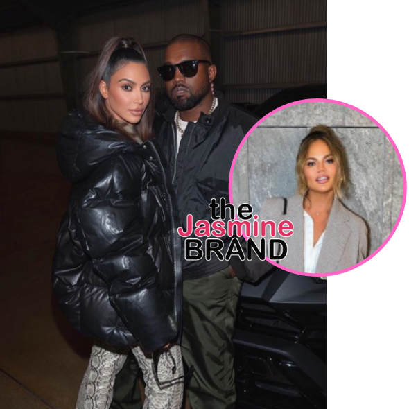 Chrissy Teigen Says 'It's A Shame' Kanye West & Kim Kardashian