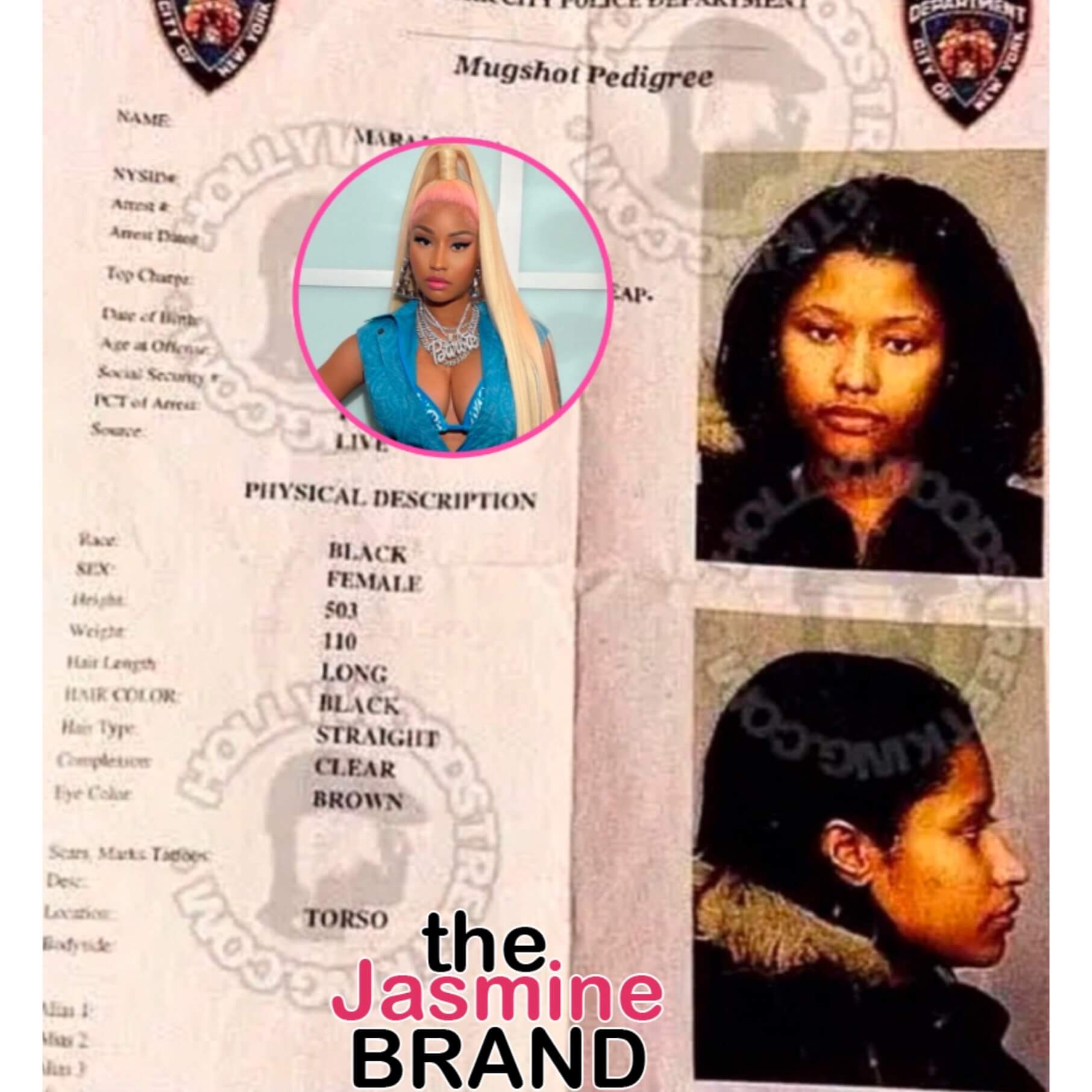 Nicki Minaj Posts & Deletes Mugshot From 2003 Arrest: It Took Years To