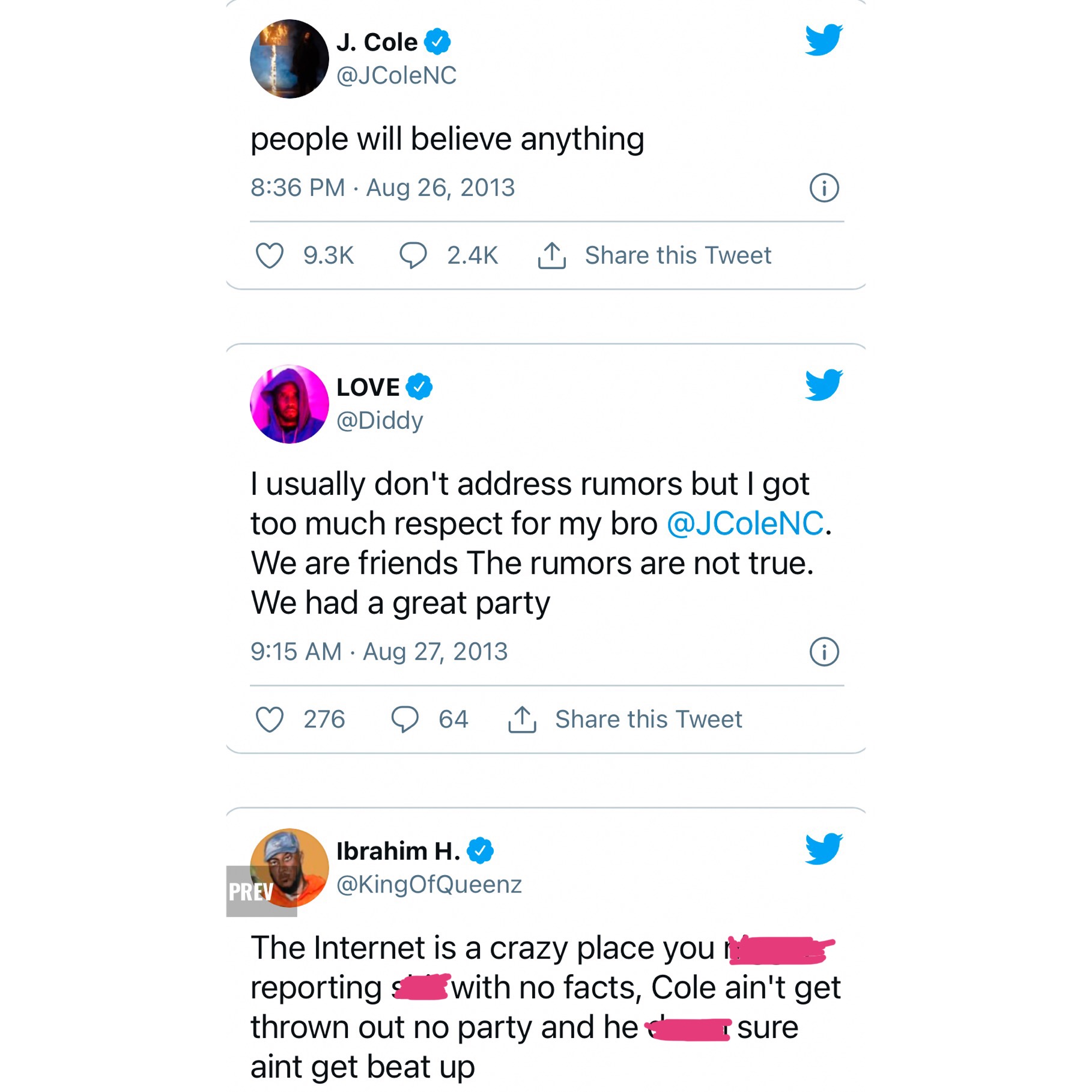 J Cole S Manager Says Confrontation Between Rapper Diddy Was Never A Real Issue Thejasminebrand