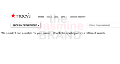 Chrissy Teigen's cookware range removed from Macy's website after