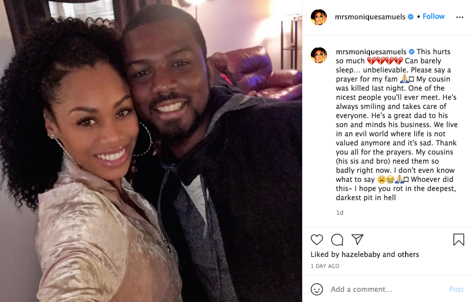 Former Real Housewives of Potomac's Monique Samuels Cousin Tragically ...