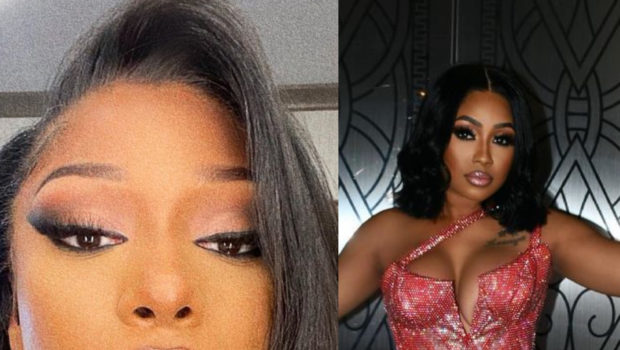EXCLUSIVE: Megan Thee Stallion & Yung Miami Spotted Kissing At Party [VIDEO]