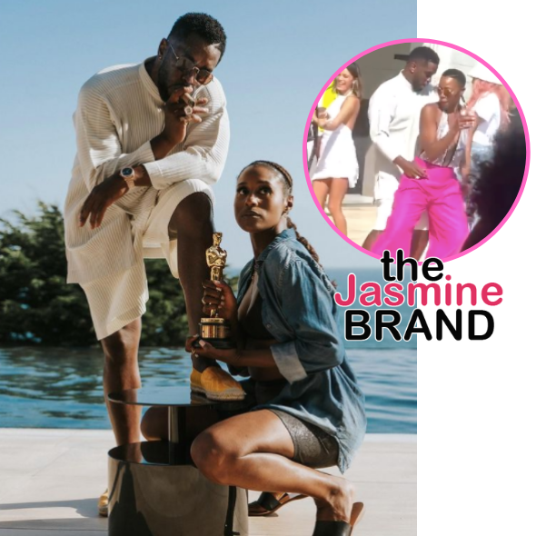 Diddy & Issa Rae Co-Host Star-Studded Memorial Day Party + Diddy Spotted Dancing Extra Close To Actress Yvonne Orji