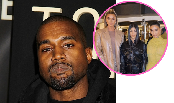Kanye West Unfollows Kim Kardashian & Her Sisters On Twitter