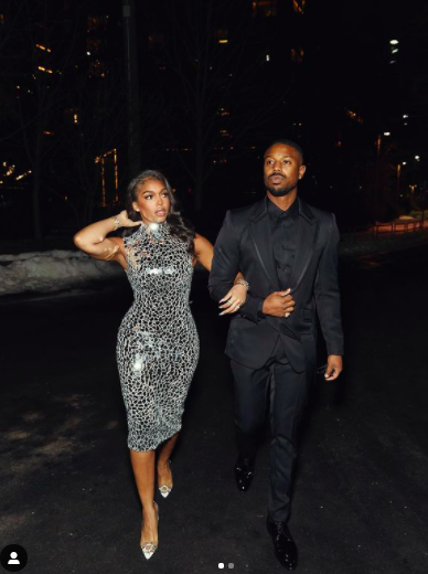 Michael B. Jordan Gushes Over Lori Harvey's Met Gala Moment