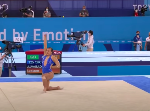 Costa Rican Gymnast Luciana Alvarado Takes Knee, Raises Fist To Pay Homage To Black Lives Matter During Olympic Routine