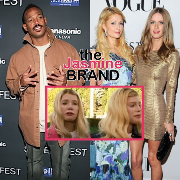 Marlon Wayans reveals Paris and Nicky Hilton inspired 'White Chicks