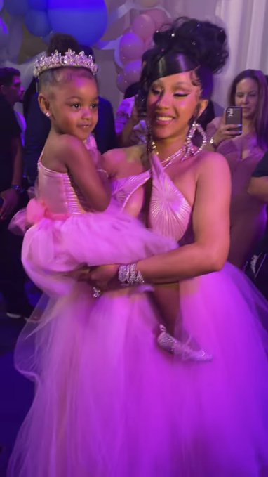 Cardi B sparks debate as she treats her daughter Kulture, 3, to