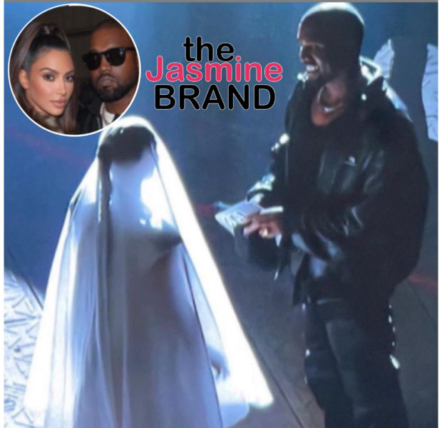Kanye West & Kim Kardashian Aren’t Getting Back Together Despite Her Wearing A Wedding Dress At ‘Donda’ Event