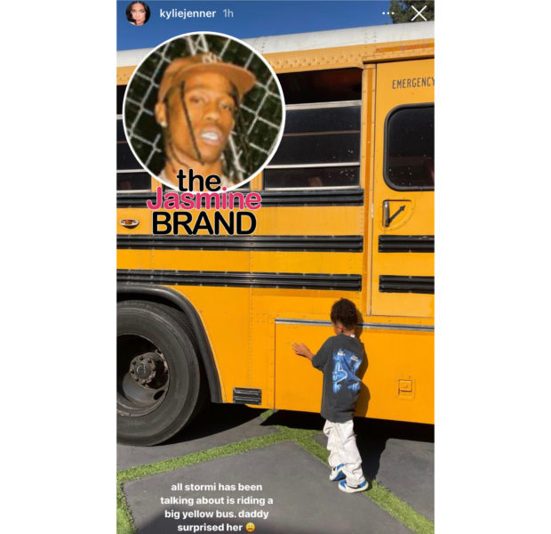 Travis Scott Sweetly Surprises His & Kylie Jenner’s Daughter With School Bus: It’s All She’s Been Talking About