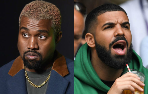 kanye west, drake