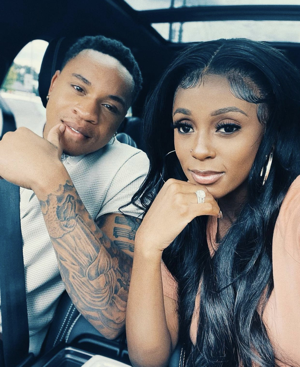 Rotimi & His Fiancée Vanessa Mdee Announce They’re Expecting A Baby Boy