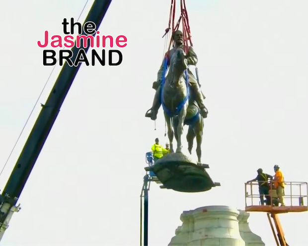 Controversial Statue of Confederate General Robert E. Lee Removed From Monument Avenue In Virginia