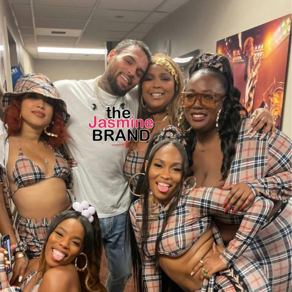 Lizzo Slammed For Calling Chris Brown Her ‘Favorite Person’ While Asking For A Photo