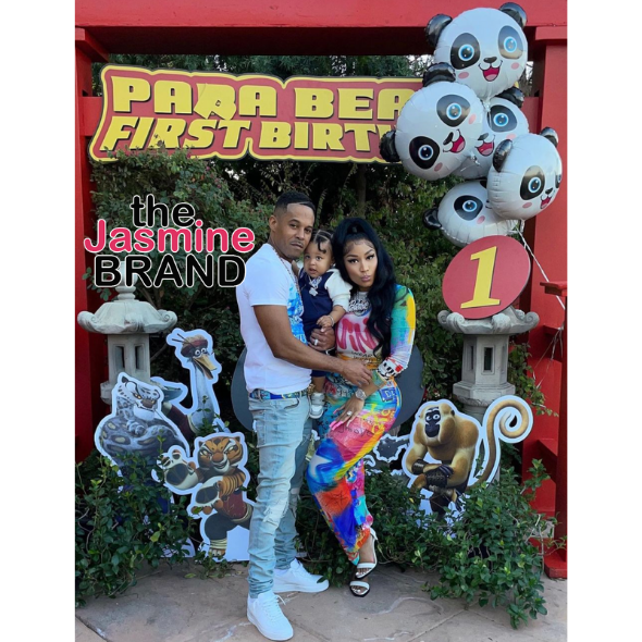 Nicki Minaj & Husband Kenneth Petty Throw 1st Birthday Party For Their Son [PHOTOS]