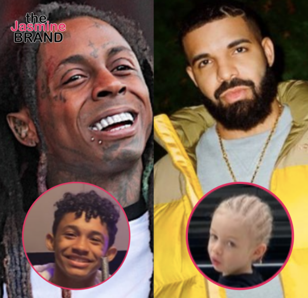 Lil Wayne & Drake Share Rare Pictures Online Celebrating Their Son’s Birthdays [PHOTOS]